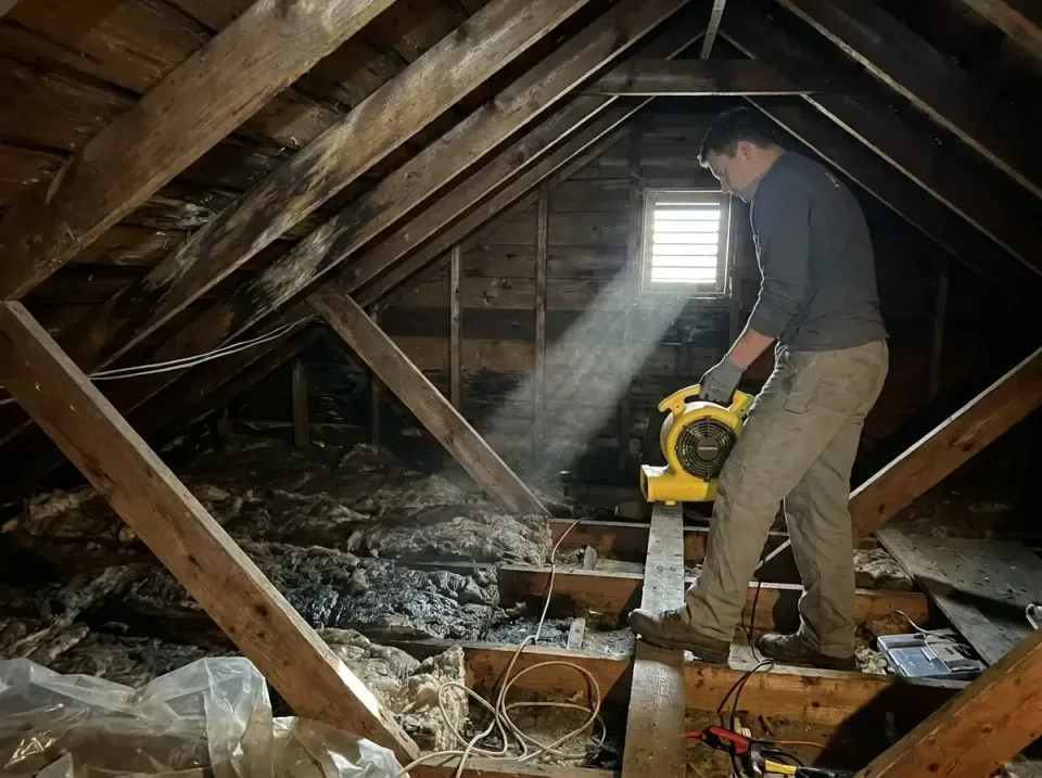 attic-water-damage-drying-proc-007 — frequently asked questions, Emergency Water Extraction & 24/7 Flood Response in Emmetsb…